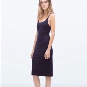 Zara Body-Con tank dress with back slit